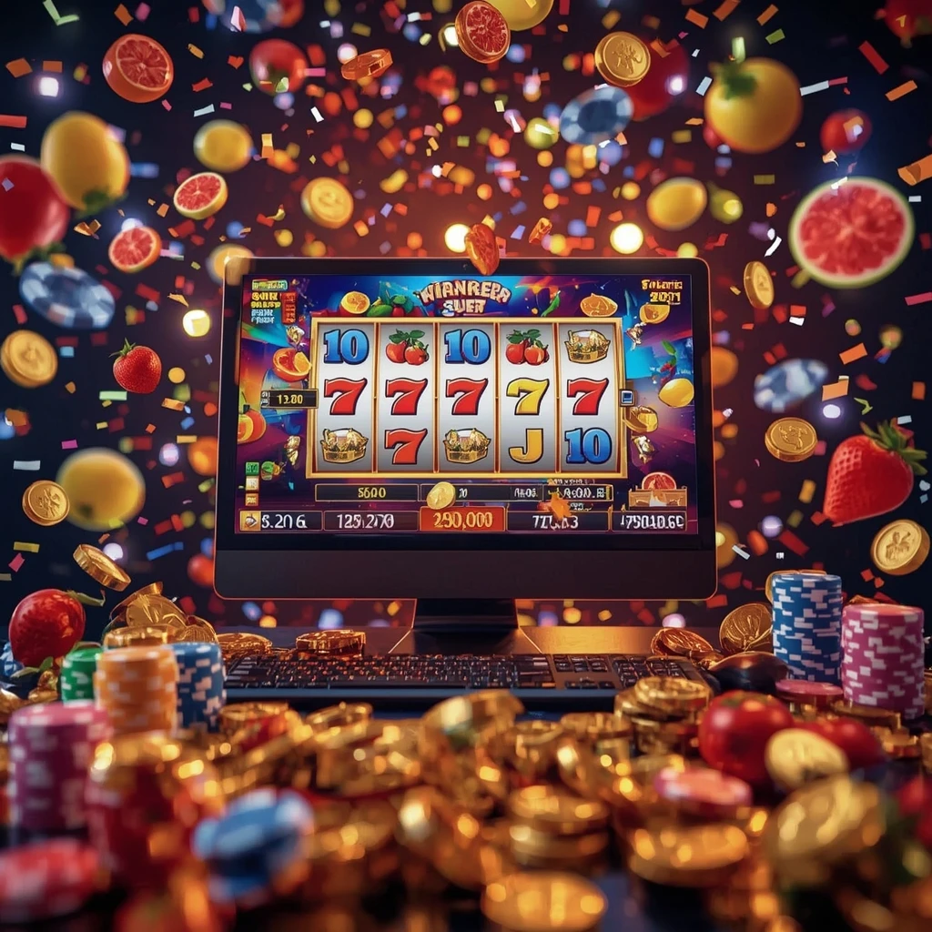 slot machines on the monitor WINMATCH CASINO