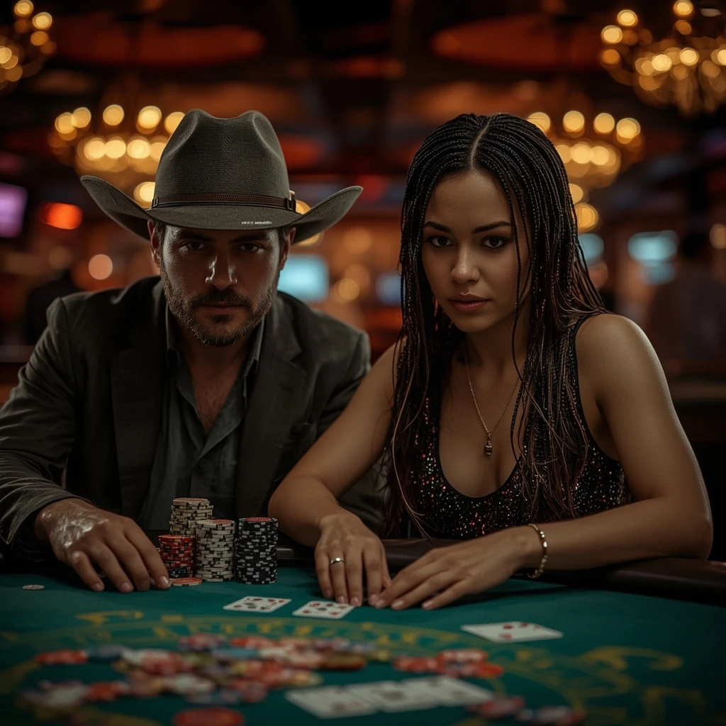 photo of two poker players WINMATCH CASINO